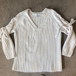 Cream sweater
